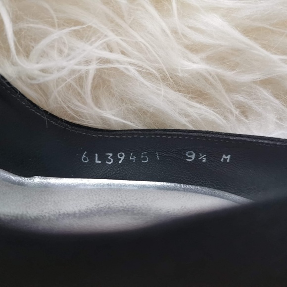 Sz 9.5 Stuart Weitzman woven fabric pumps - Picture 7 of 8